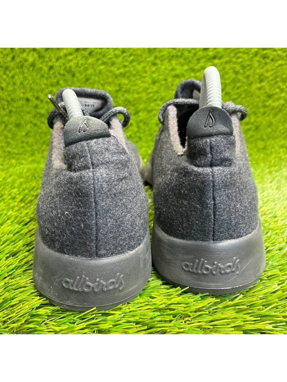 Allbirds Wool Runners Mens Size 11 Black Athletic Running Walking Shoes Sneakers